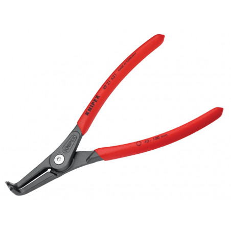 Knipex 49 21 A31 SB 49 21 A31 Precision Circlip Pliers External 90° Bent Tip 40-100mm