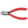 Knipex 70 01 125 SB 70 01 125 Diagonal Cutters Plastic Coated Grip 125mm
