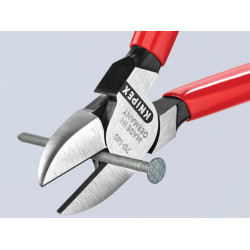 Knipex 70 01 140 SB 70 01 140 Diagonal Cutters Plastic Coated Grip 140mm