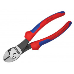 Knipex 73 72 180 BK 73 72 180 TwinForce® Diagonal Cutters Multi-Component Grip 180mm