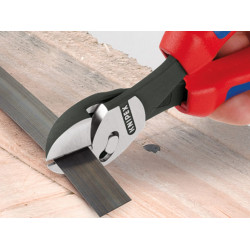 Knipex 73 72 180 BK 73 72 180 TwinForce® Diagonal Cutters Multi-Component Grip 180mm