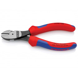 Knipex 74 02 160 SB 74 02 160 High Leverage Diagonal Cutters Multi-Component Grip 160mm