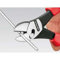 Knipex 73 72 180 BK 73 72 180 TwinForce® Diagonal Cutters Multi-Component Grip 180mm