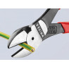 Knipex 74 01 160 SB 74 01 160 High Leverage Diagonal Cutters Plastic Coated Grips 160mm