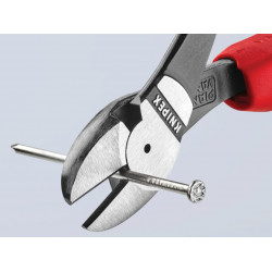 Knipex 74 02 180 SB 74 02 180 High Leverage Diagonal Cutters Comfort Handles 180mm