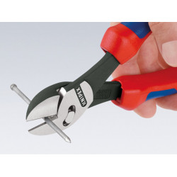 Knipex 73 72 180 BK 73 72 180 TwinForce® Diagonal Cutters Multi-Component Grip 180mm
