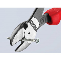 Knipex 74 02 180 SB 74 02 180 High Leverage Diagonal Cutters Comfort Handles 180mm