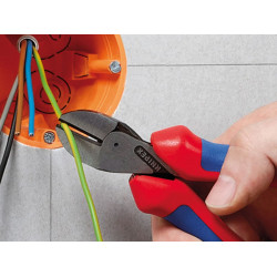 Knipex 73 02 160 SB 73 02 160 X-Cut® Compact Diagonal Cutter Multi-Component Grip 160mm