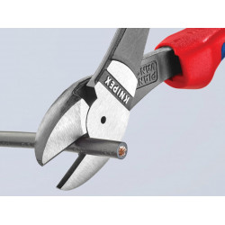Knipex 74 02 180 SB 74 02 180 High Leverage Diagonal Cutters Comfort Handles 180mm