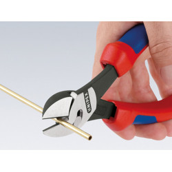Knipex 73 72 180 BK 73 72 180 TwinForce® Diagonal Cutters Multi-Component Grip 180mm