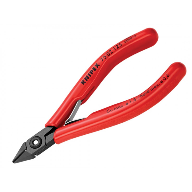 Knipex 75 02 125 SB 75 02 125 Electronics Diagonal Cutter 125mm Knipex 75 02 125 SB 75 02 125 Electronics Diagonal Cutter 125mm