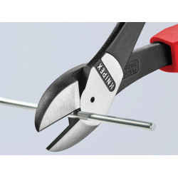 Knipex 74 02 250 SB 74 02 250 High Leverage Diagonal Cutters Multi-Component Grip 250mm