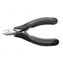 Knipex 77 02 115 ESD Electronics Diagonal Cutters Round Head, Small Bevel 115mm