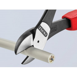 Knipex 74 02 250 SB 74 02 250 High Leverage Diagonal Cutters Multi-Component Grip 250mm