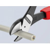 Knipex 74 02 250 SB 74 02 250 High Leverage Diagonal Cutters Multi-Component Grip 250mm