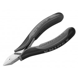 Knipex 77 32 115 ESD Electronics Diagonal Cutters Pointed Head, Small Bevel 115mm