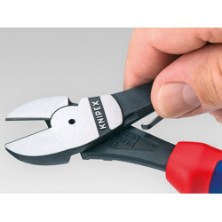 Knipex 74 12 180 SB 74 12 180 High Leverage Diagonal Cutters Multi-Component Grip with Spring 180mm