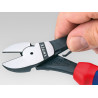 Knipex 74 12 180 SB 74 12 180 High Leverage Diagonal Cutters Multi-Component Grip with Spring 180mm