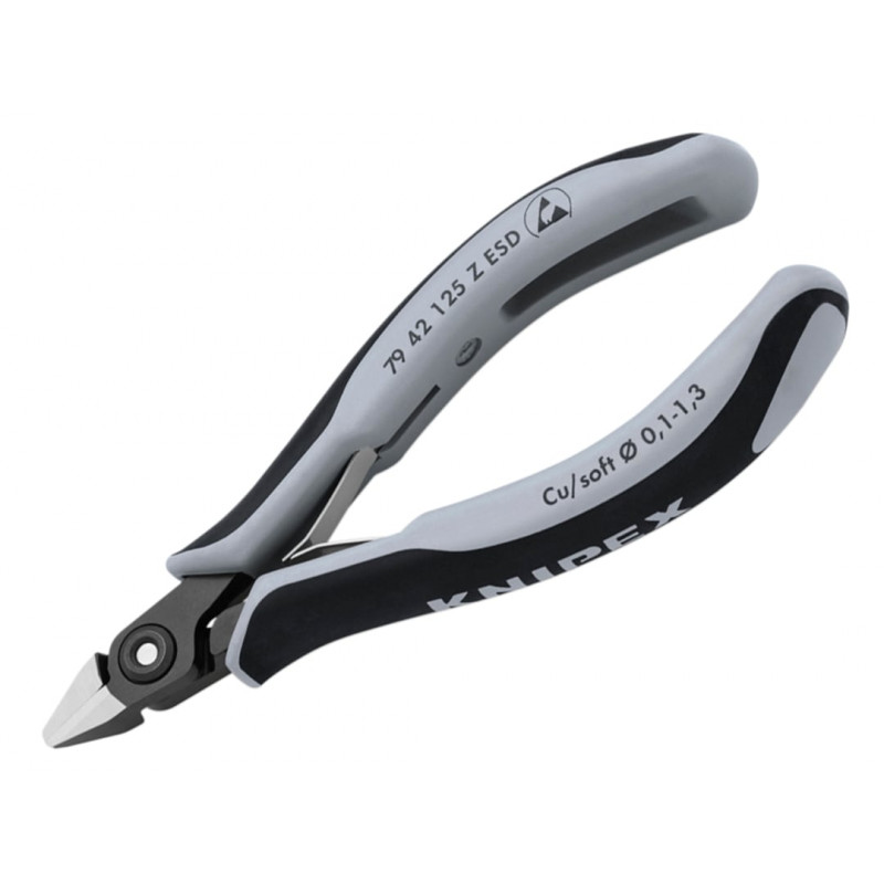 Knipex 79 42 125 Z ESD Precision Electronics Side Cutters 125mm Knipex 79 42 125 Z ESD Precision Electronics Side Cutters 125mm