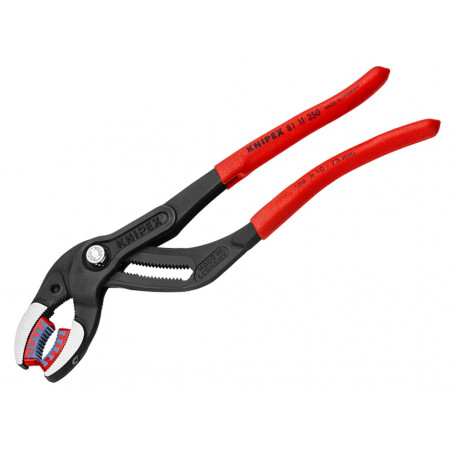 Knipex 81 11 250 SB 81 11 250 Siphon and Connector Pliers Black Atramentized Finish 250mm