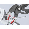 Knipex 81 11 250 SB 81 11 250 Siphon and Connector Pliers Black Atramentized Finish 250mm