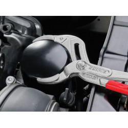 Knipex 81 03 250 SB 81 01 250 Siphon and Connector Pliers Chrome Finish 250mm