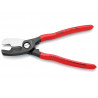 Knipex 95 11 200 SB 95 11 200 Cable Shears with Twin Cutting Edge PVC Grip 200mm