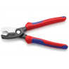 Knipex 95 12 200 Cable Shears with Twin Cutting Edge Comfort Handles 200mm