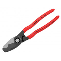 Knipex 95 11 200 SB 95 11 200 Cable Shears with Twin Cutting Edge PVC Grip 200mm