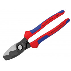 Knipex 95 12 200 Cable Shears with Twin Cutting Edge Comfort Handles 200mm