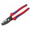 Knipex 95 12 200 Cable Shears with Twin Cutting Edge Comfort Handles 200mm