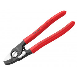 Knipex 95 21 165 SB Cable Shears Plastic Coated Grip with Return Spring 165mm
