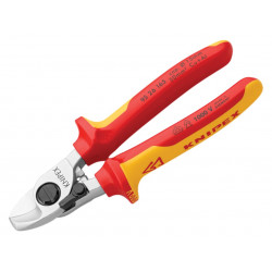 Knipex 95 26 165 SB 95 26 165 VDE Cable Shears with Return Spring 165mm