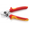 Knipex 95 26 165 SB 95 26 165 VDE Cable Shears with Return Spring 165mm