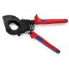 Knipex 95 31 250 Ratchet Action Cable Cutter Multi-Component Grip 250mm