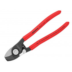 Knipex 95 21 165 SB Cable Shears Plastic Coated Grip with Return Spring 165mm