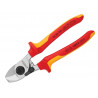 Knipex 95 26 165 SB 95 26 165 VDE Cable Shears with Return Spring 165mm