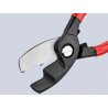 Knipex 95 11 200 SB 95 11 200 Cable Shears with Twin Cutting Edge PVC Grip 200mm