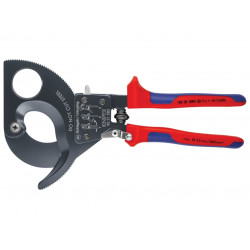 Knipex 95 31 280 Ratchet Action Cable Shears Multi-Component Grip 280mm