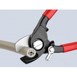 Knipex 95 21 165 SB Cable Shears Plastic Coated Grip with Return Spring 165mm