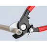 Knipex 95 21 165 SB Cable Shears Plastic Coated Grip with Return Spring 165mm