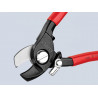 Knipex 95 21 165 SB Cable Shears Plastic Coated Grip with Return Spring 165mm