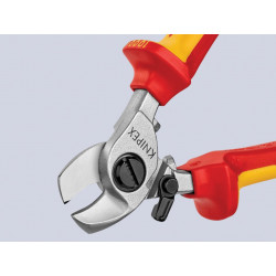 Knipex 95 26 165 SB 95 26 165 VDE Cable Shears with Return Spring 165mm