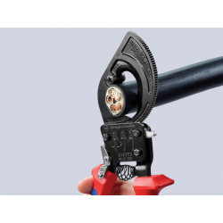 Knipex 95 31 250 Ratchet Action Cable Cutter Multi-Component Grip 250mm
