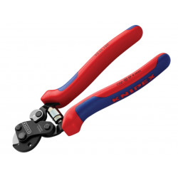 Knipex 95 62 160 SB 95 62 160 Wire Rope Cutters Multi-Component Grip 160mm