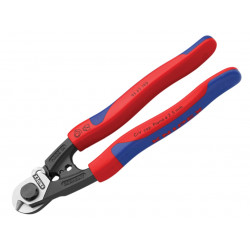 Knipex 95 62 190 SB 95 62 190 Wire Rope/Bowden Cable Cutters Multi-Component Grip 190mm