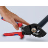 Knipex 95 31 250 Ratchet Action Cable Cutter Multi-Component Grip 250mm