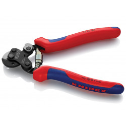 Knipex 95 62 160 SB 95 62 160 Wire Rope Cutters Multi-Component Grip 160mm