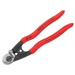 Knipex 95 61 190 SB 95 61 190 Wire Rope/Bowden Cable Cutter Plastic Coated Grip 190mm