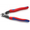 Knipex 95 62 190 SB 95 62 190 Wire Rope/Bowden Cable Cutters Multi-Component Grip 190mm